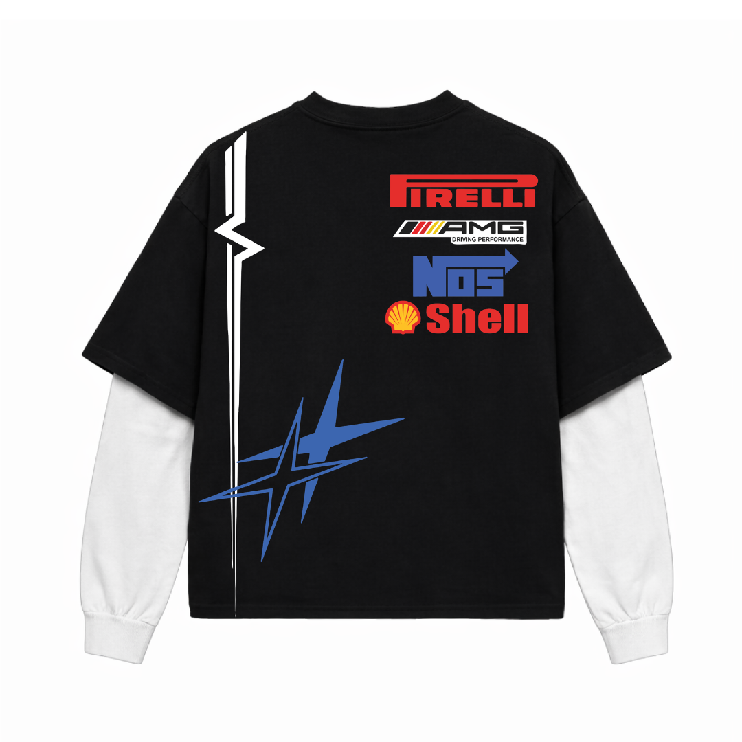 Pirelli Oversized Full Sleeve Tee