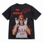 EMINEM Acid Wash Oversized Tee