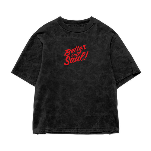 Better Saul Acid Wash Oversized Tee